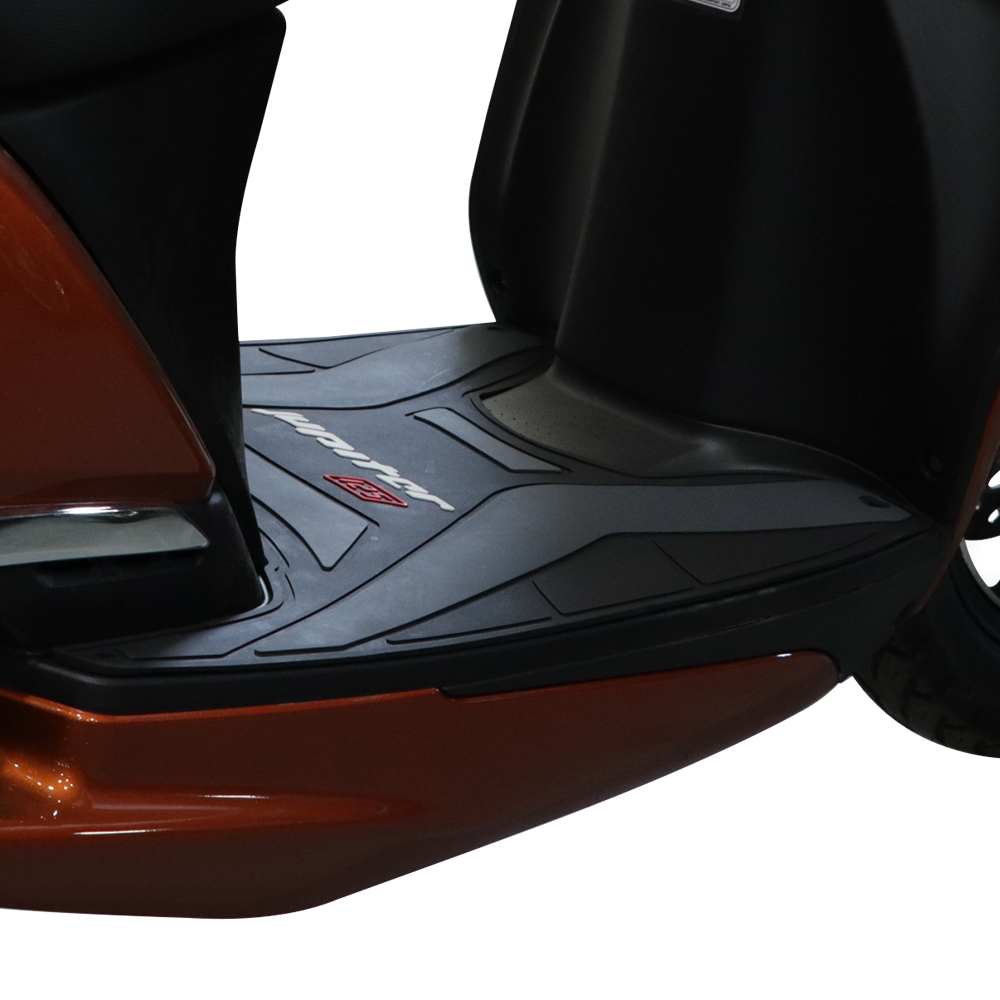 TVS Designer - Jupiter 125 Floor Mat GREY – Custom-Fit, Non-Slip, Weather-Resistant Scooter Floor Mat