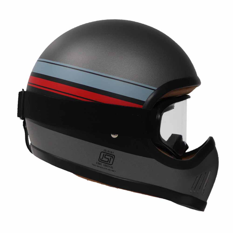 TVS Full Face Enduro Grey Helmet – Premium Safety & Comfort