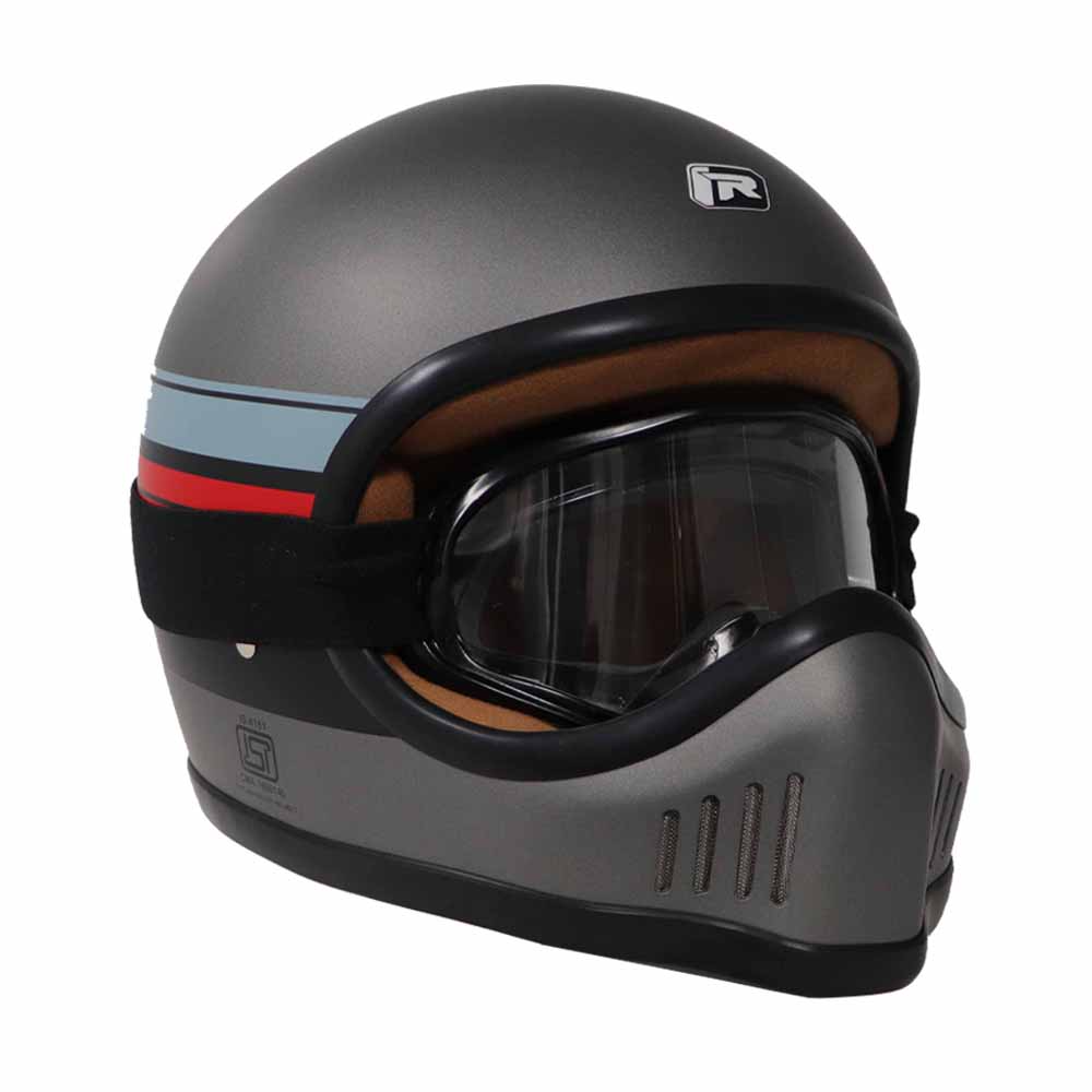 TVS Full Face Enduro Grey Helmet – Premium Safety & Comfort