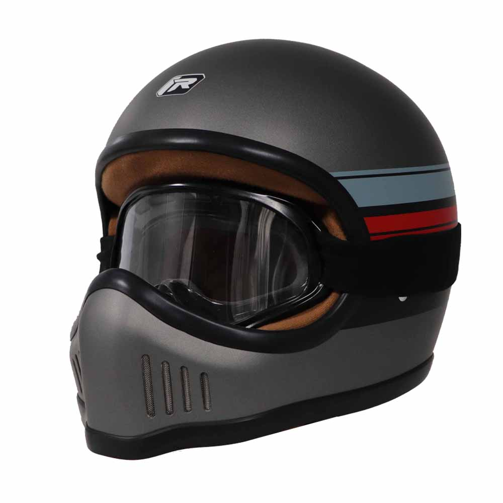 TVS Full Face Enduro Grey Helmet – Premium Safety & Comfort