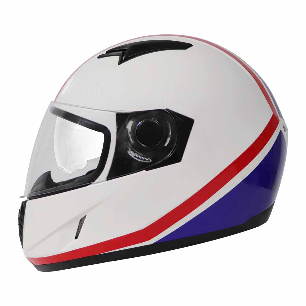 TVS Full Face Cara White Helmet – Premium Safety & Comfort