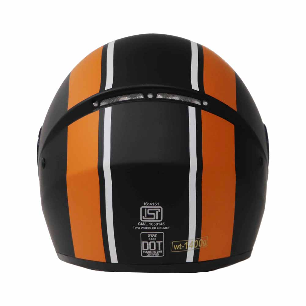 TVS Full Face XPOD BLACK Helmet – Premium Safety & Comfort