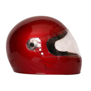 TVS Helmet Full Face Aim Eco Red for Men and Women | Premium Safety & Style