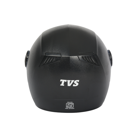 TVS Helmet Full Face Motorbike Helmet (Black-JE) | Unmatched Safety & Quality