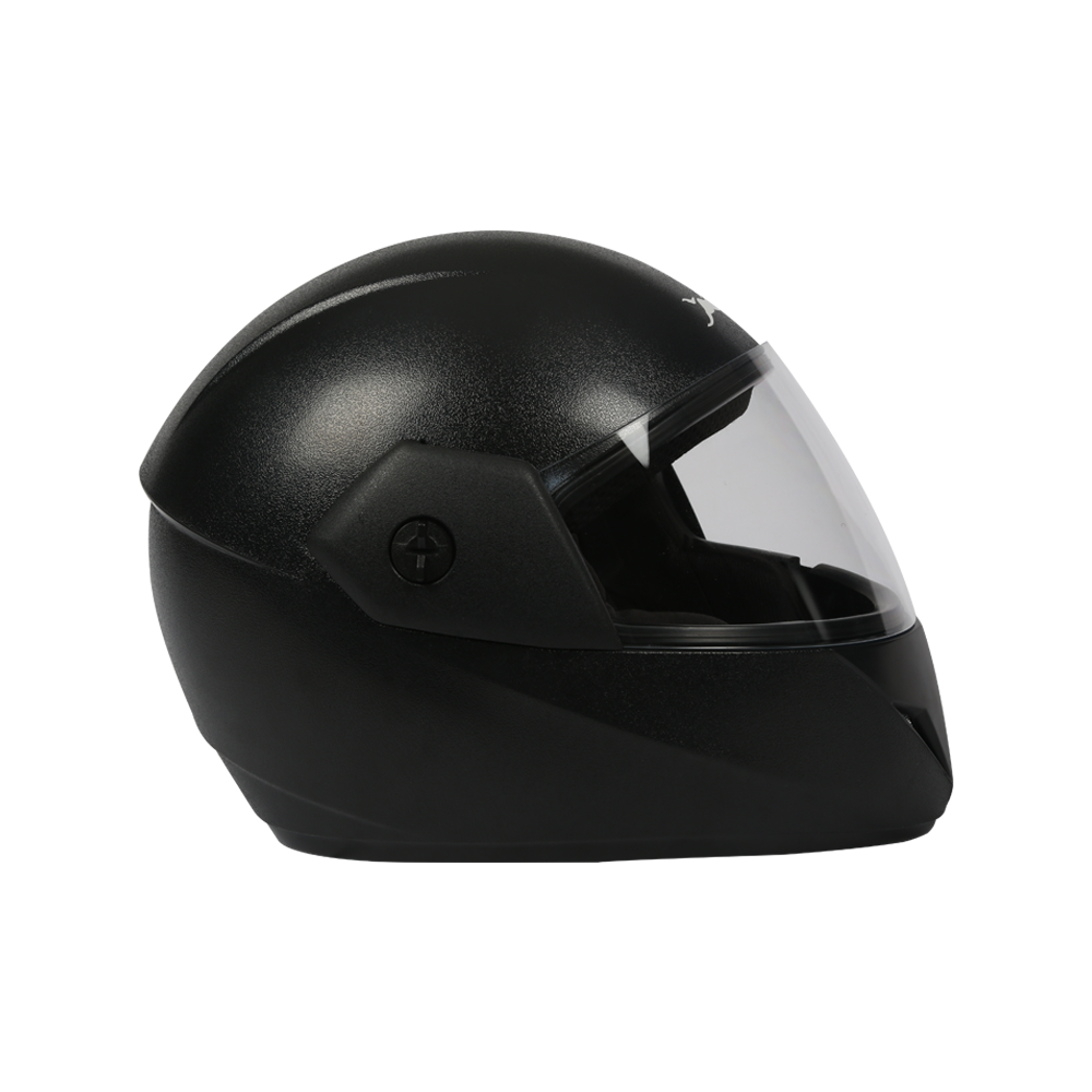 TVS Full Face Motorbike Helmet - Black-JL - ISI & DOT Certified Safety