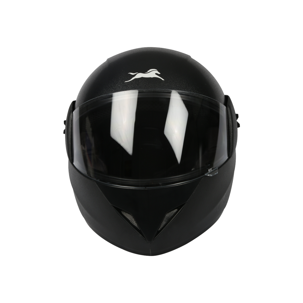 TVS Full Face Motorbike Helmet - Black-JL - ISI & DOT Certified Safety