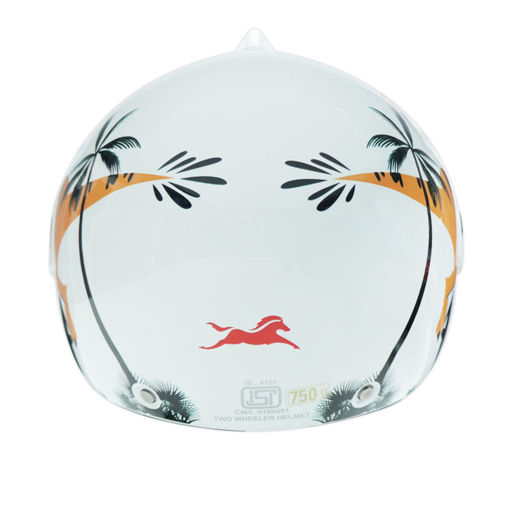 TVS Kids Half Face Dino Adventure Helmet - Safety Riders Unisex Design