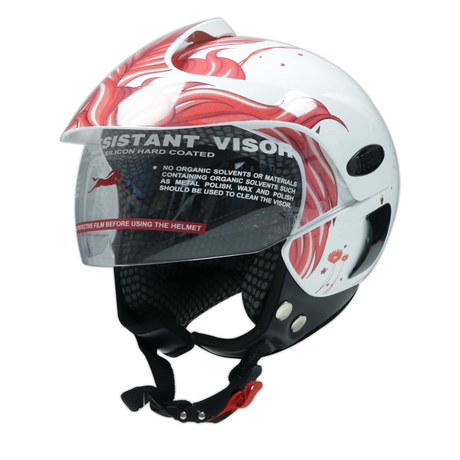 TVS Kids HF Rosy Field Helmet - Premium Protection and Comfort