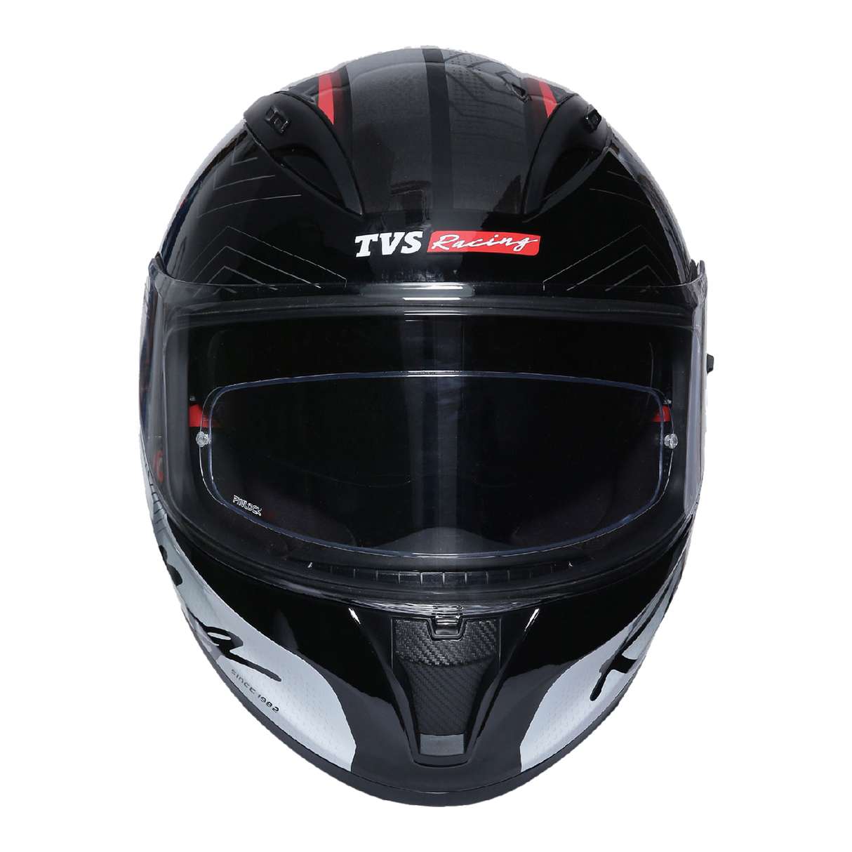 TVS Racing Dual Visor Helmet - Premium Full Face Helmet for Men - DOT/ISI/ECE Certified