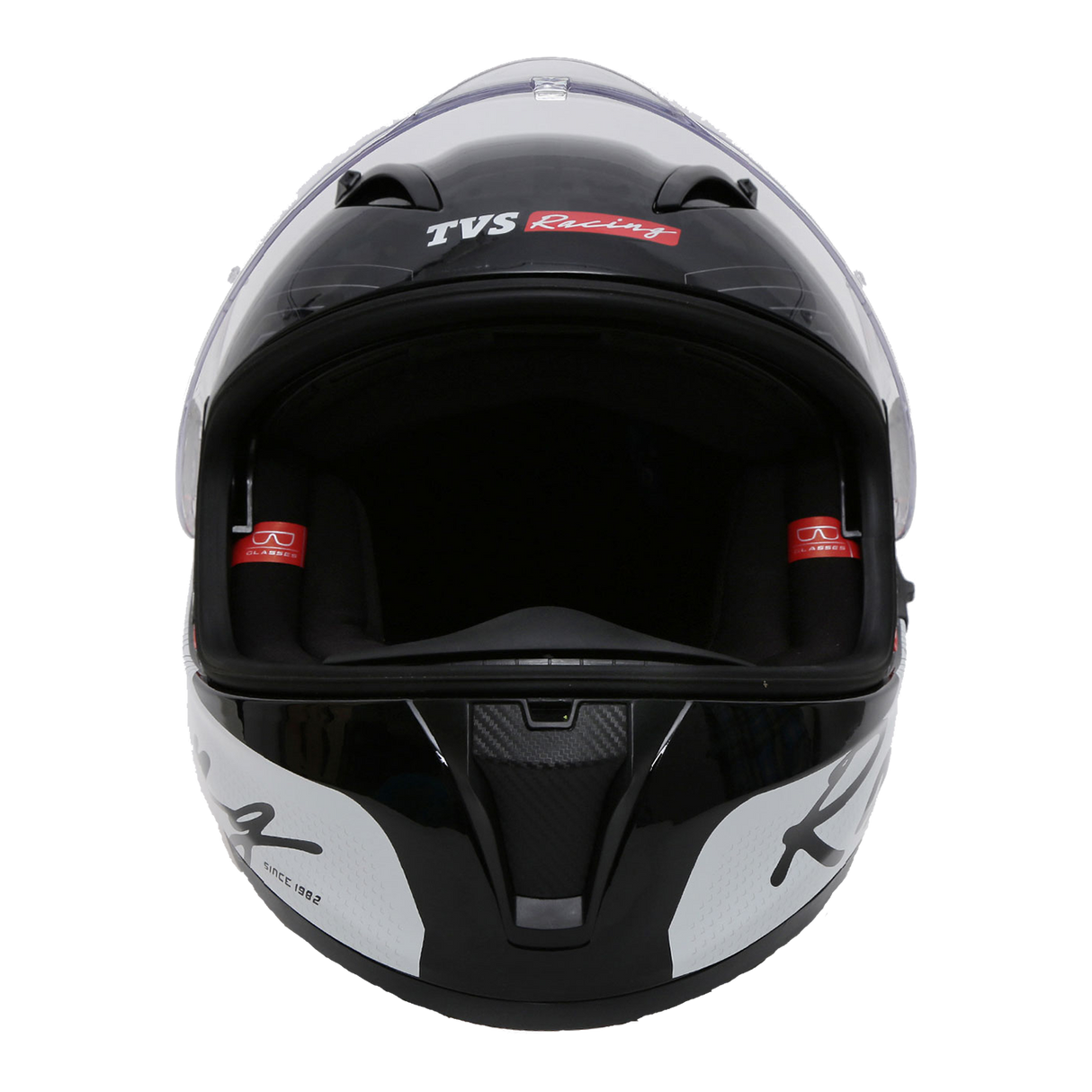TVS Racing Dual Visor Helmet - Premium Full Face Helmet for Men - DOT/ISI/ECE Certified