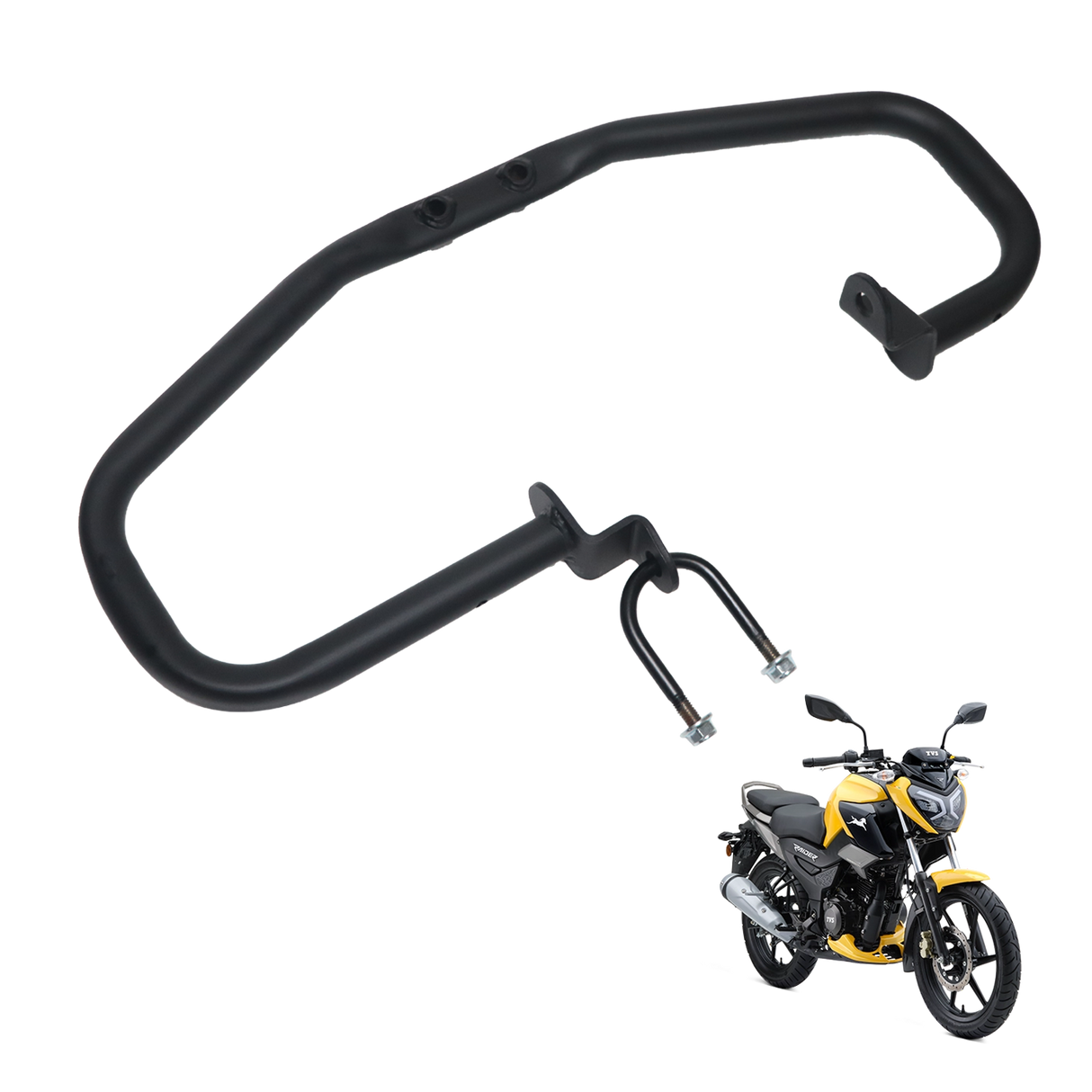 TVS Raider Crash Guard - Heavy-Duty Protection | Rust-Resistant, Durable Design
