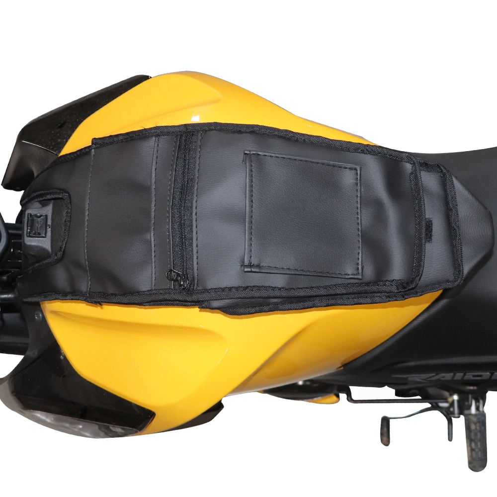 TVS Raider Tank Cover, Black – Durable, Scratch-Resistant & Water-Resistant Protection with Non-Slip Grip