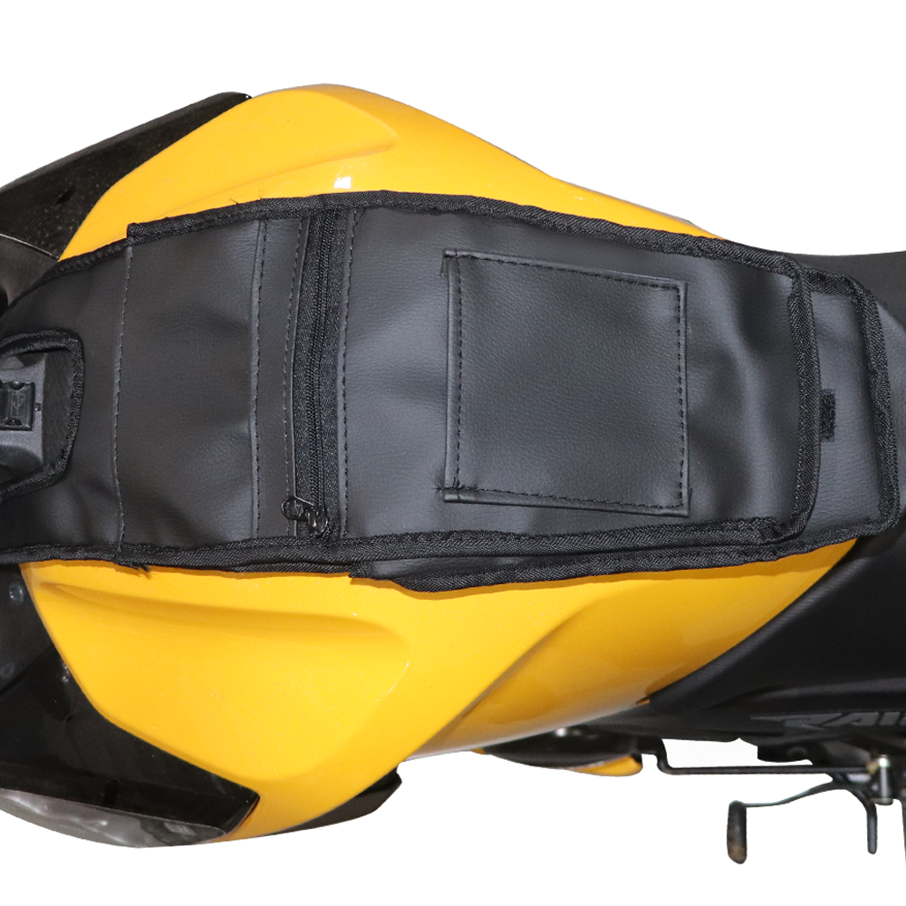 TVS Raider Tank Cover, Black – Durable, Scratch-Resistant & Water-Resistant Protection with Non-Slip Grip