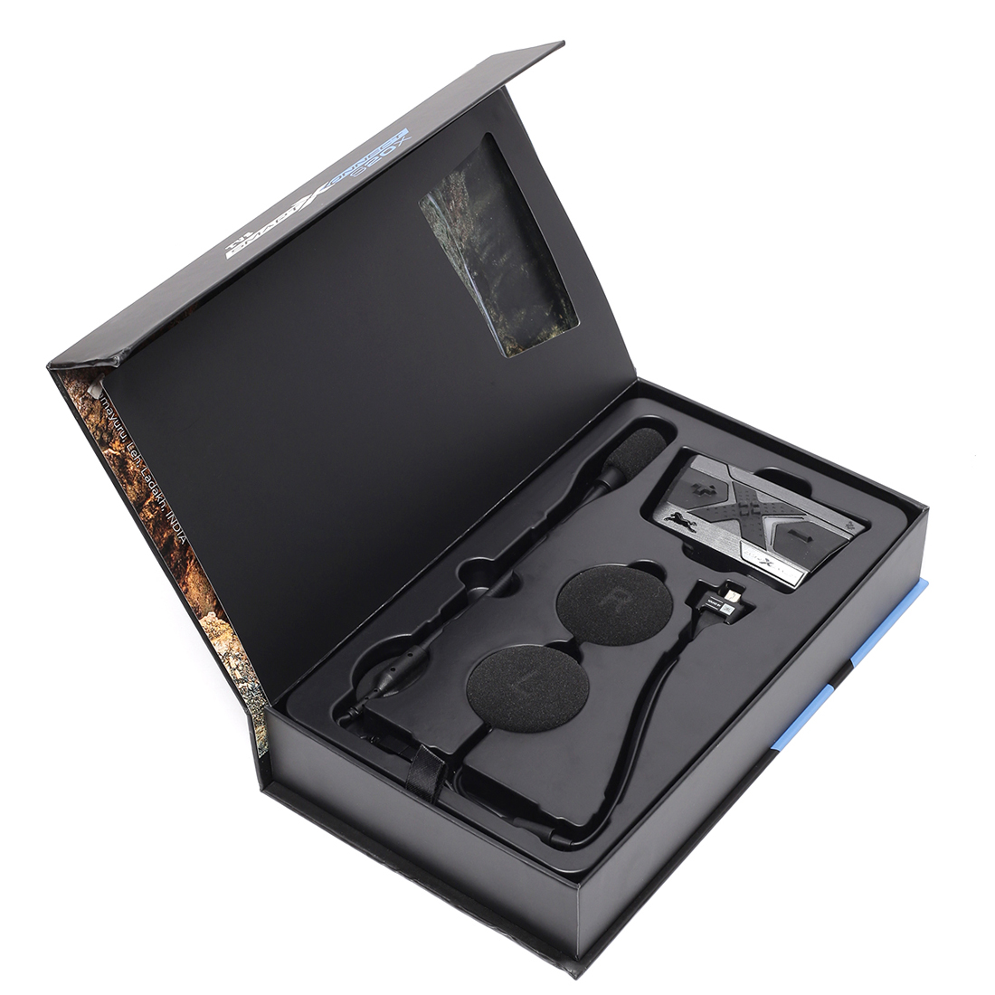 TVS Racing SmartXonnect S20X | Premium Helmet Bluetooth Device with Intercom, JBL HD Sound, & 1.2 Km Range