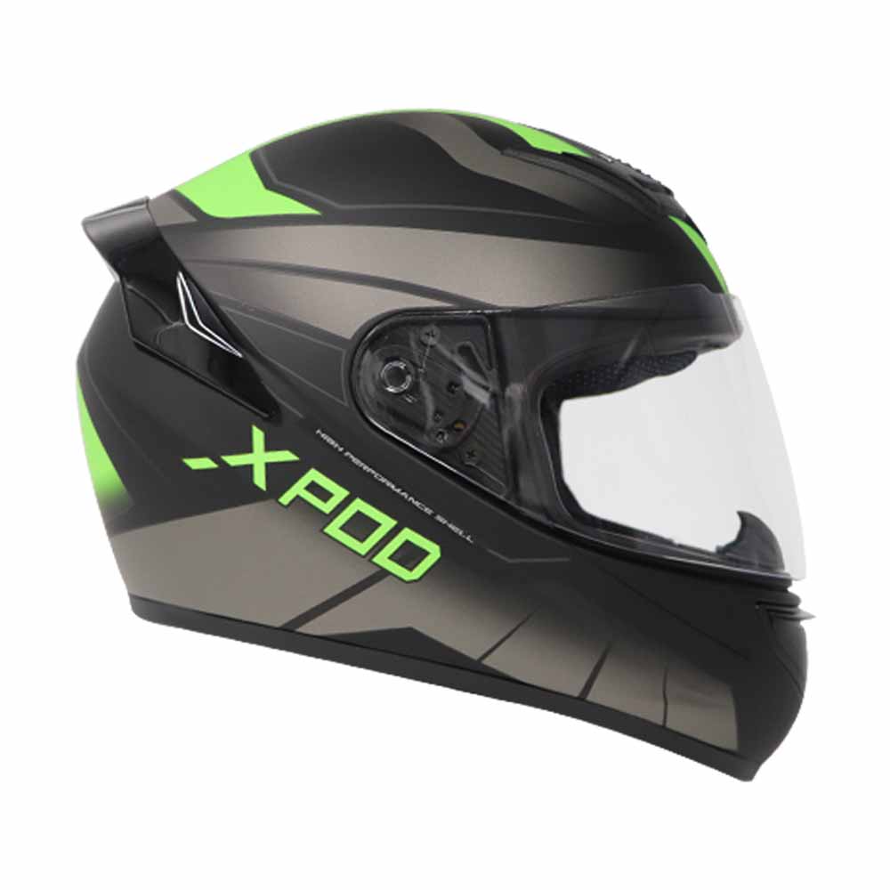 TVS XPOD Aerodynamic Helmet for Men - ISI & DOT Certified | Premium Bike Helmet