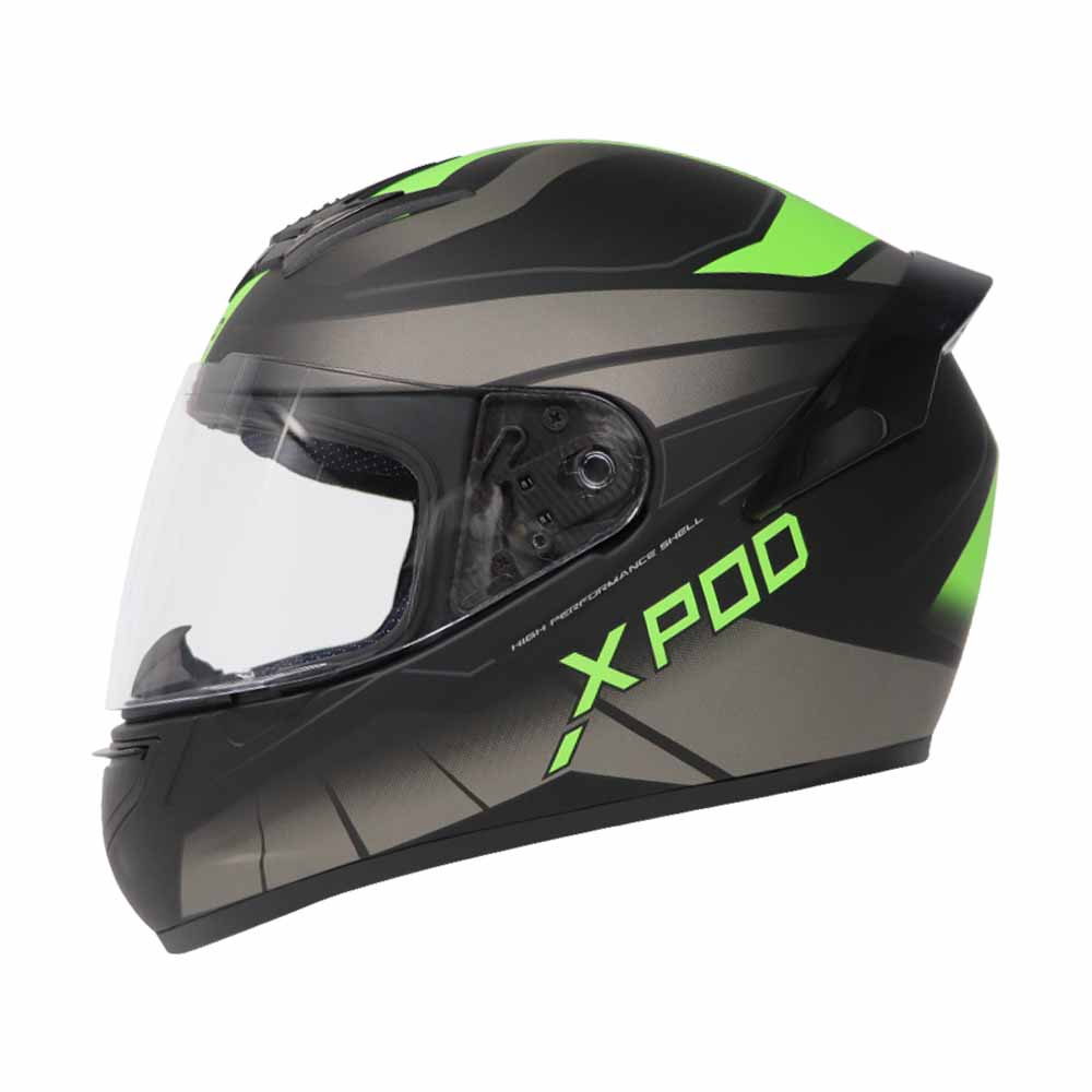 TVS XPOD Aerodynamic Helmet for Men - ISI & DOT Certified | Premium Bike Helmet