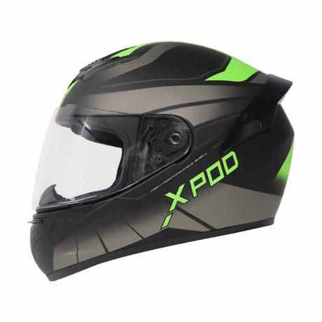TVS XPOD Aerodynamic Helmet for Men - ISI & DOT Certified | Premium Bike Helmet