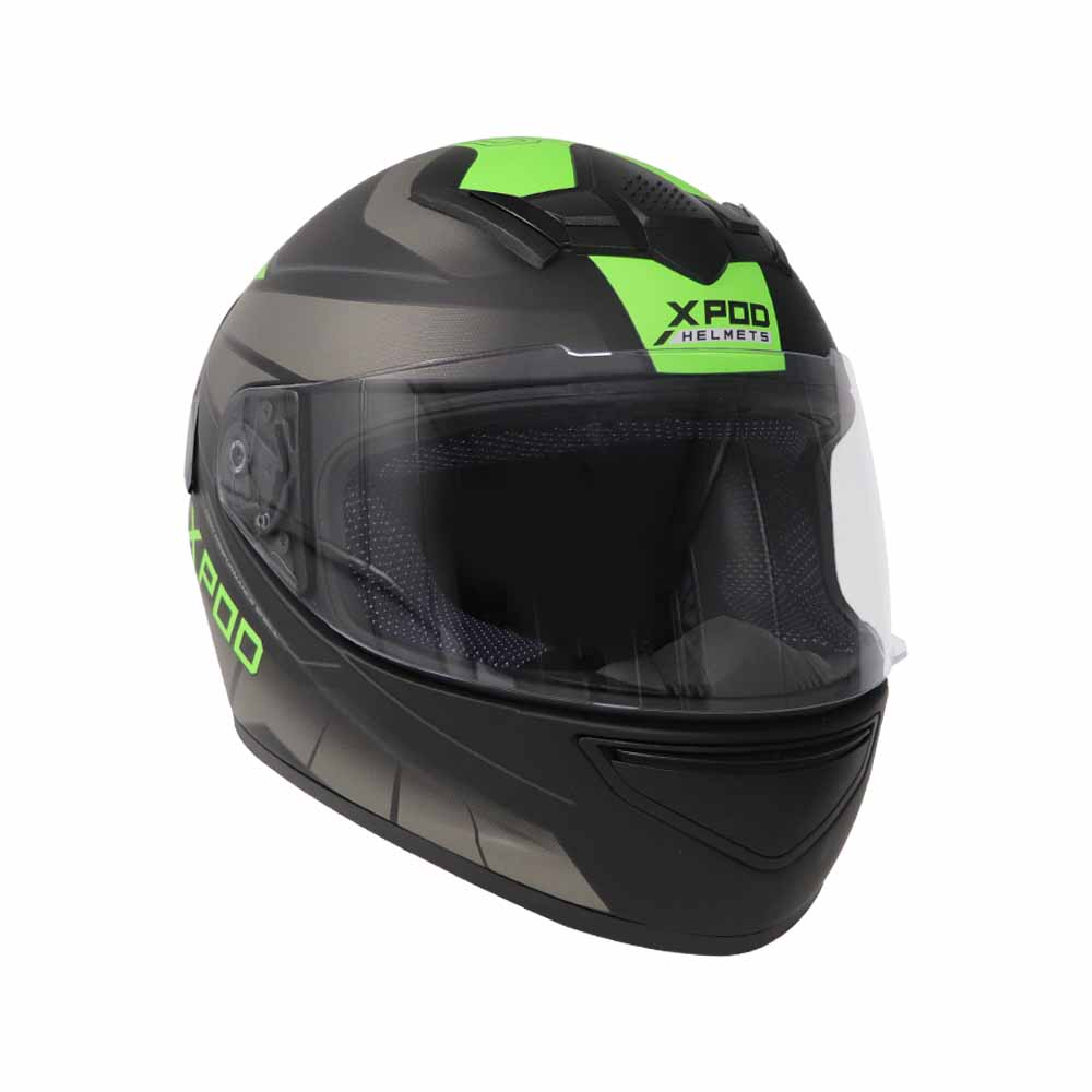 TVS XPOD Aerodynamic Helmet for Men - ISI & DOT Certified | Premium Bike Helmet