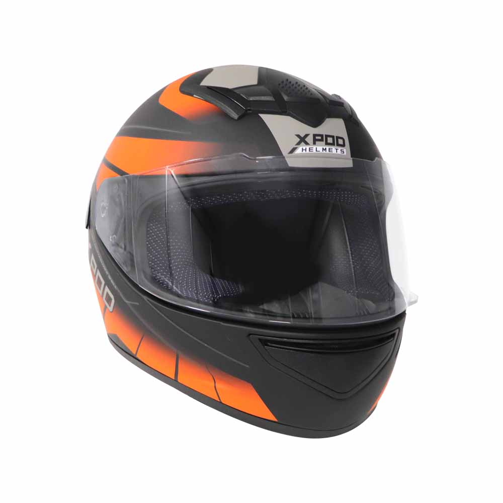 TVS XPOD Aerodynamic Helmet for Men - ISI & DOT Certified | Premium Bike Helmet