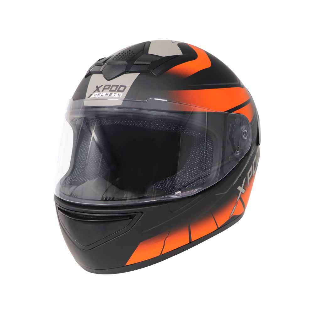 TVS XPOD Aerodynamic Helmet for Men - ISI & DOT Certified | Premium Bike Helmet