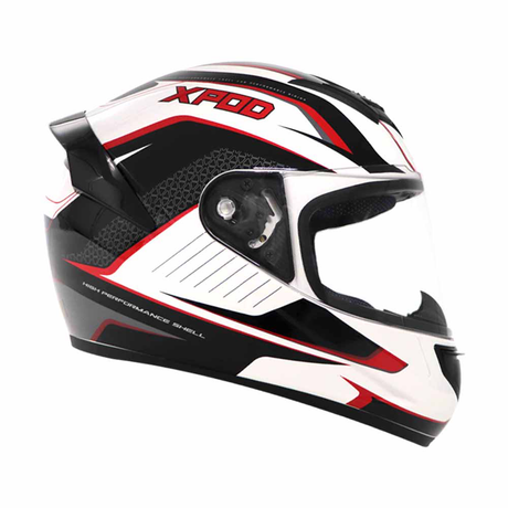 TVS XPOD Aerodynamic Helmet - ISI & DOT Certified Helmet for Men in Dual Tone with Ultrawide Visor