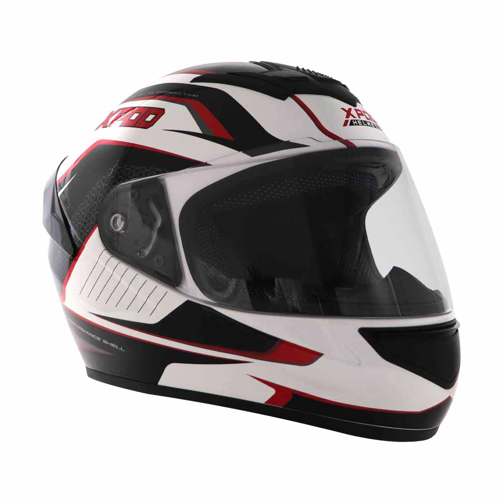 TVS XPOD Aerodynamic Helmet - ISI & DOT Certified Helmet for Men in Dual Tone with Ultrawide Visor