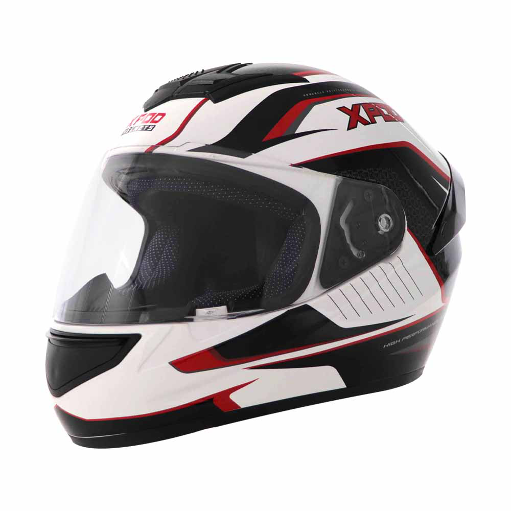 TVS XPOD Aerodynamic Helmet - ISI & DOT Certified Helmet for Men in Dual Tone with Ultrawide Visor