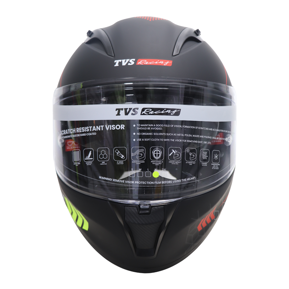 TVS Racing Bluetooth Ready Helmet | Full Face Racing Helmet for Men