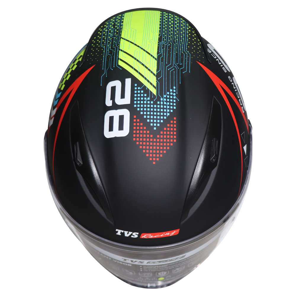 TVS Racing Bluetooth Ready Helmet | Full Face Racing Helmet for Men