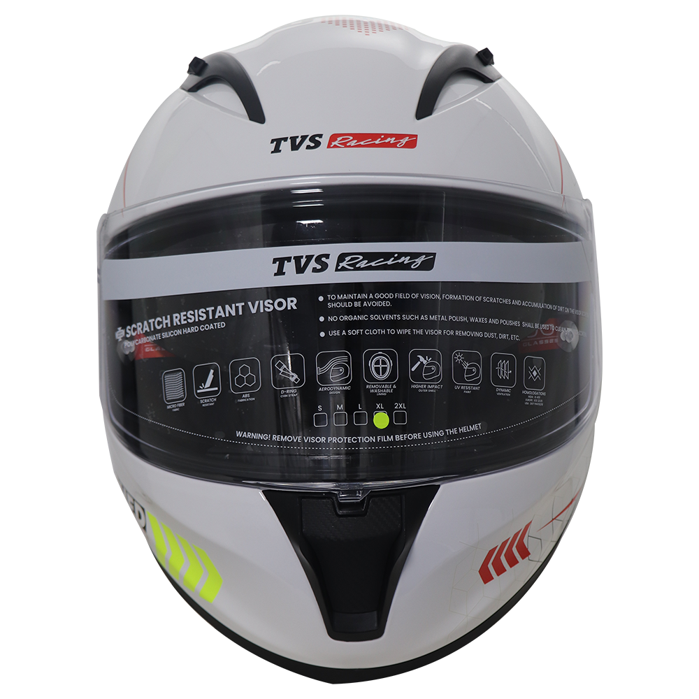 TVS Racing Full Face Premium Helmet - Ultimate Protection & Style