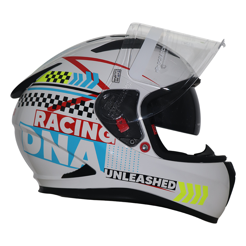 TVS Racing Full Face Premium Helmet - Ultimate Protection & Style
