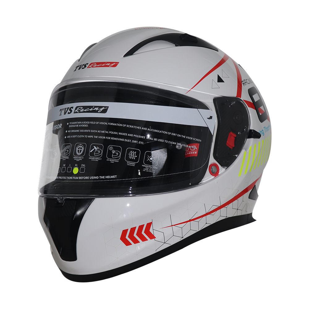 TVS Racing Full Face Premium Helmet - Ultimate Protection & Style