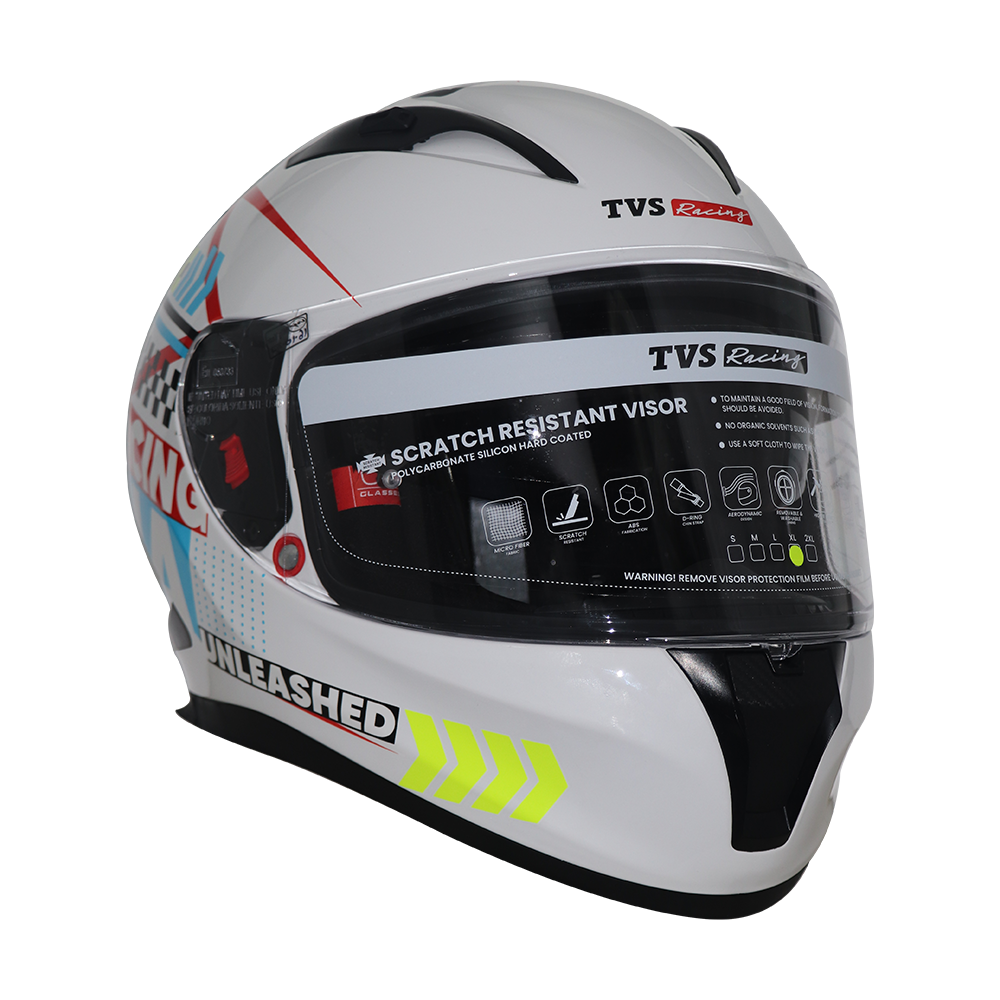 TVS Racing Full Face Premium Helmet - Ultimate Protection & Style