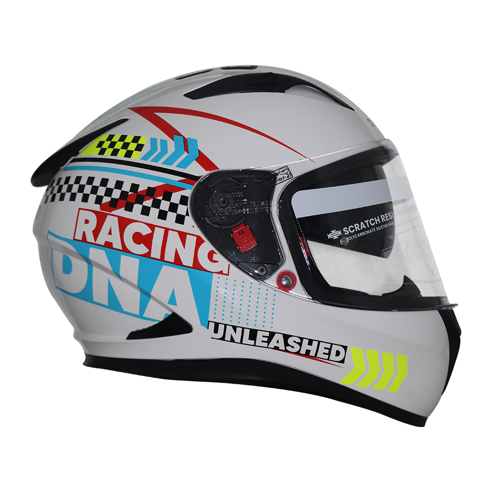 TVS Racing Full Face Premium Helmet - Ultimate Protection & Style