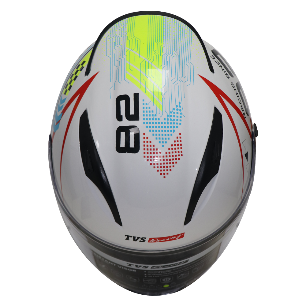 TVS Racing Full Face Premium Helmet - Ultimate Protection & Style