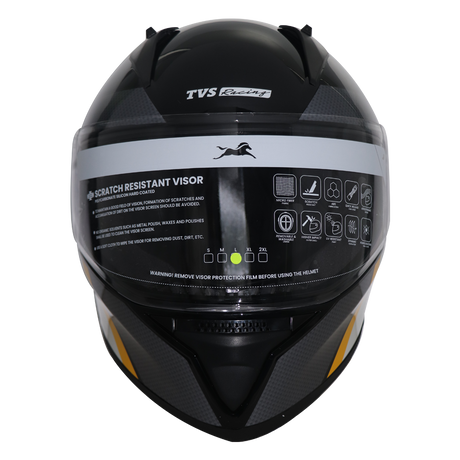 APACHE Full Face Helmet for Men | Superior Ventilation & Maximum Protection