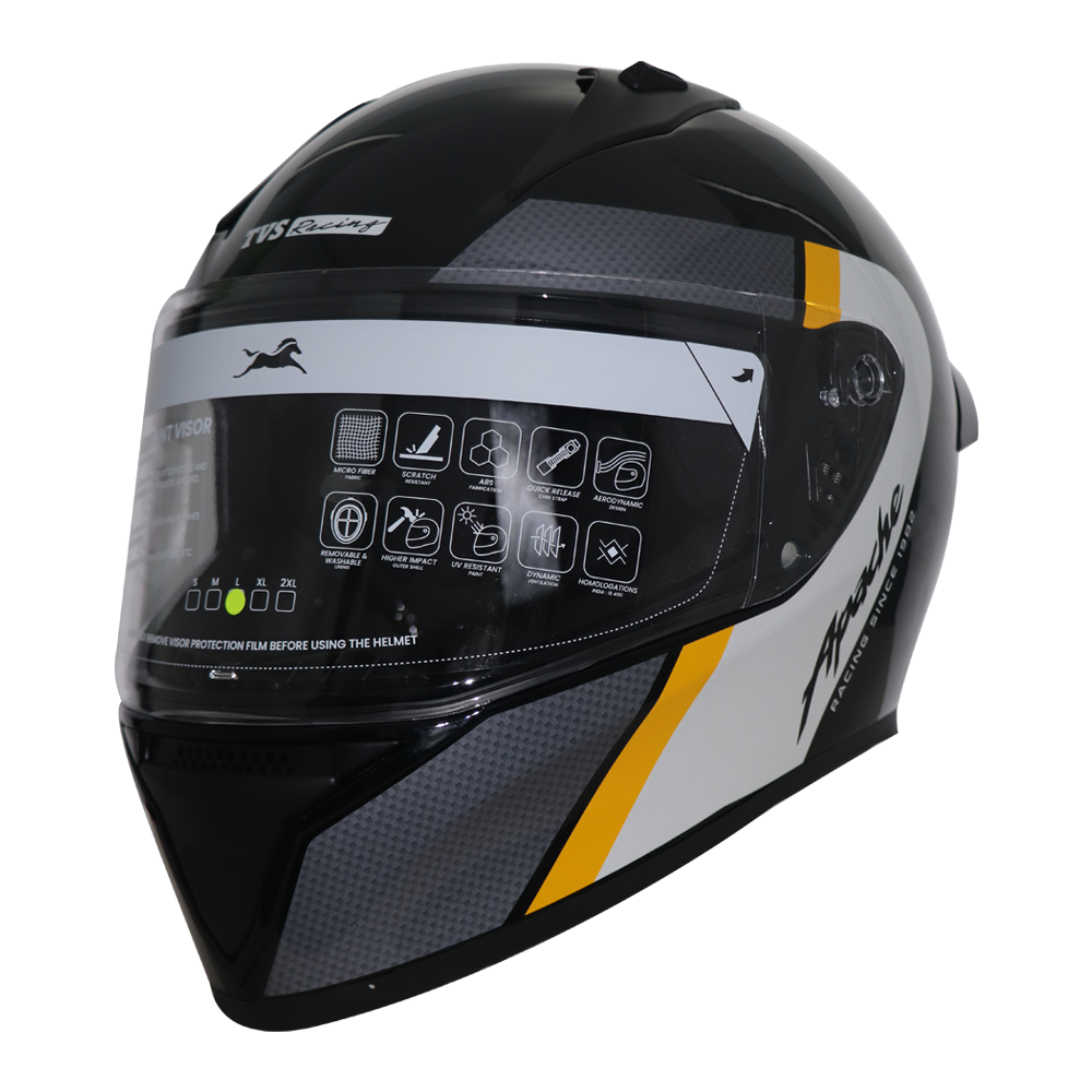 APACHE Full Face Helmet for Men | Superior Ventilation & Maximum Protection