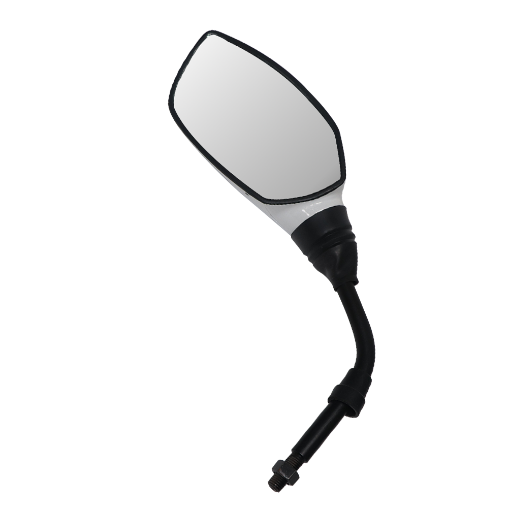 TVS Apache Left Hand Pearl White Rear View Mirror – Stylish and Durable