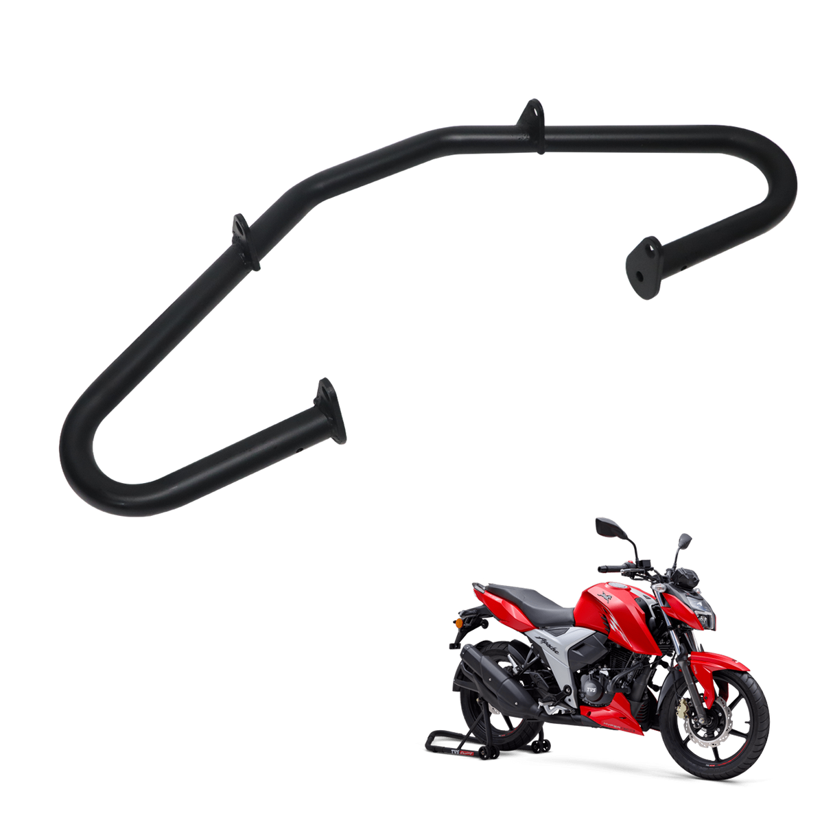 Crash Guard Comp Apache Refresh - Ultimate Rider Protection with Rust-Resistant Design