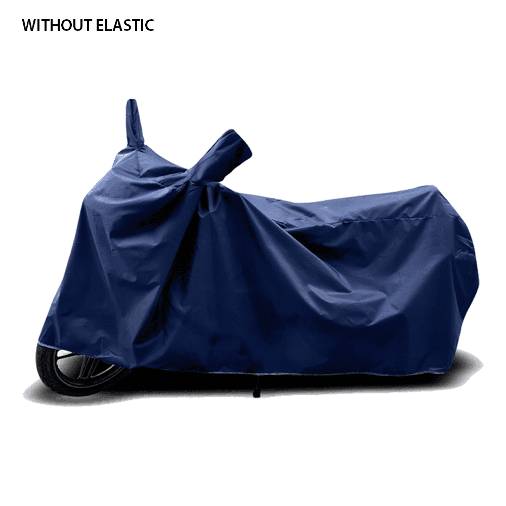 TVS Blue Vehicle Cover Without Elastic - All-Weather UV & Water Protection