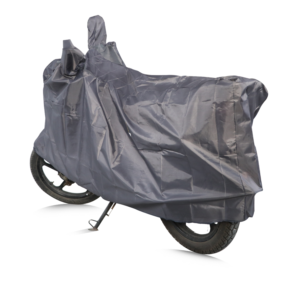 TVS Grey Vehicle Cover Without Elastic - UV & Water Resistant