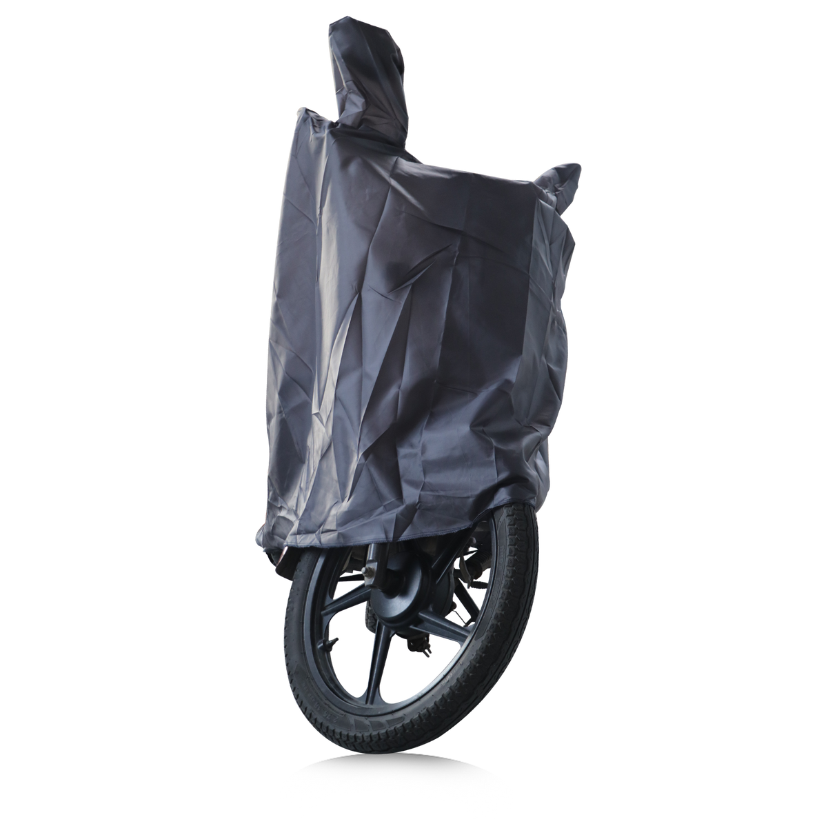 TVS Grey Vehicle Cover Without Elastic - UV & Water Resistant