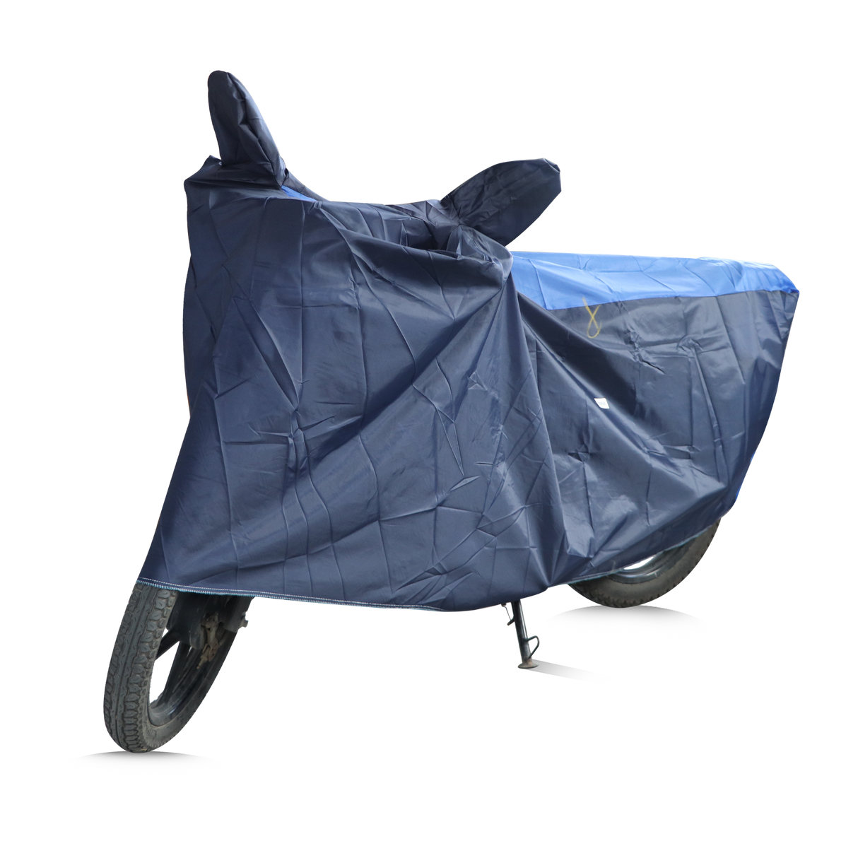 TVS Vehicle Cover - Navy Blue with Royal Blue | All-Weather Protection for Your Motorcycle