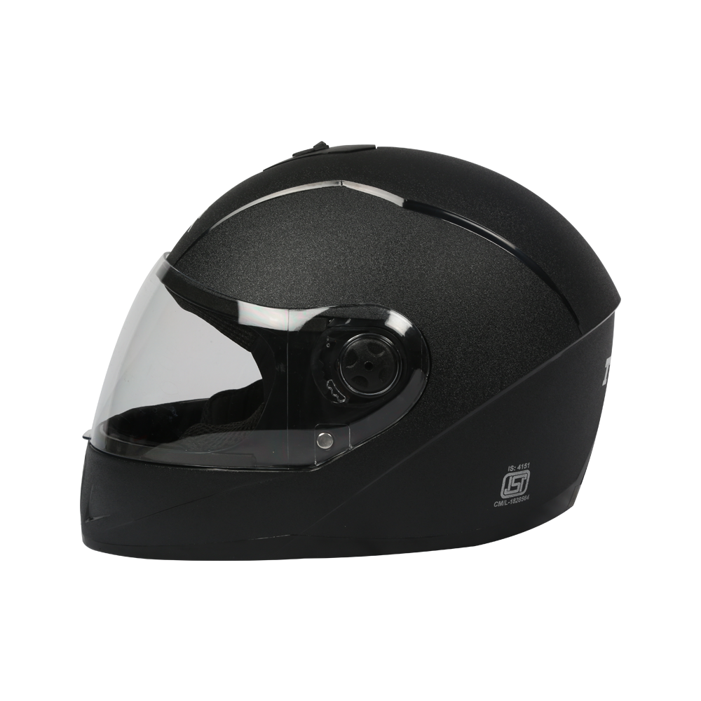 TVS Motorbike Helmet (Black) | Premium Safety & Comfort