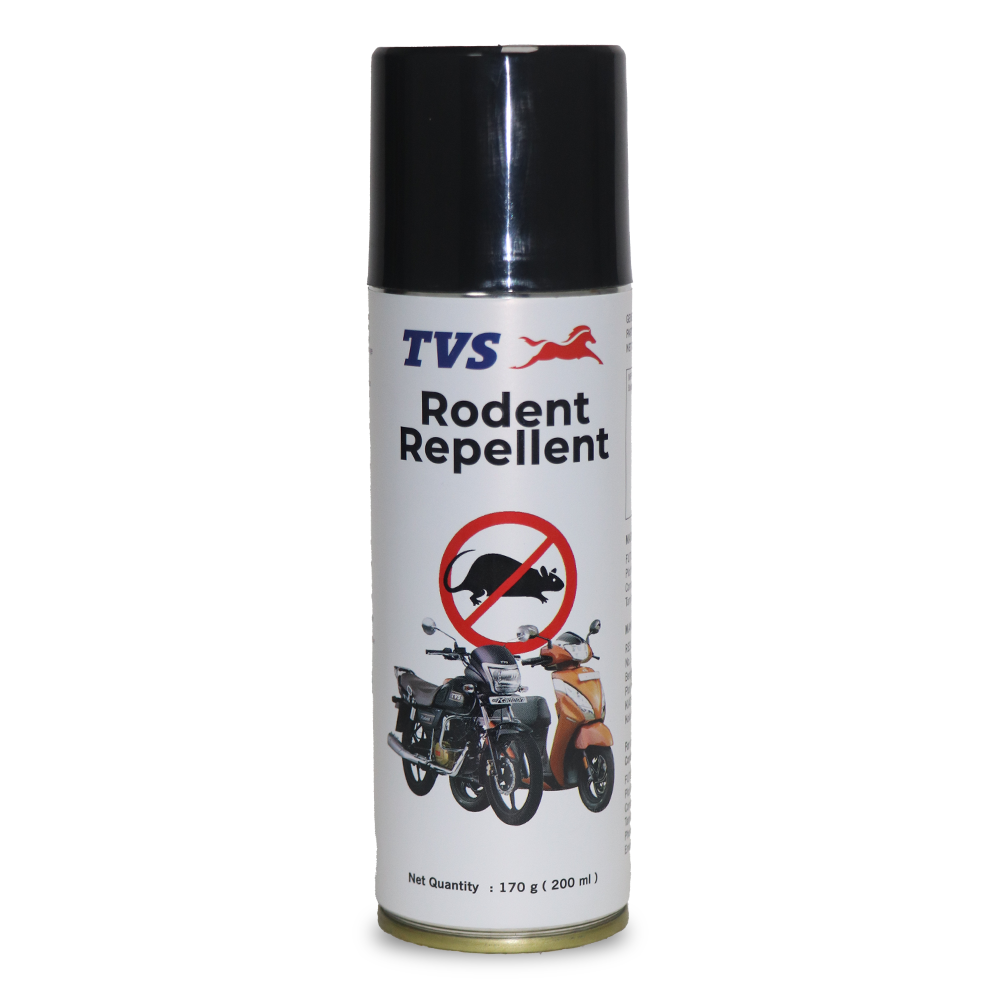 TVS Rodent Repellent VST Spray – 200 ml | Non-Toxic, Long-Lasting Protection for Motorcycles & Scooters