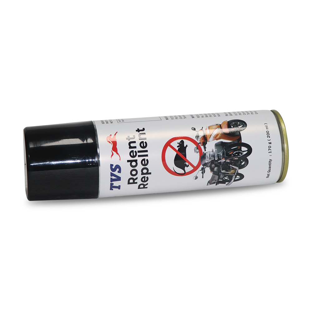TVS Rodent Repellent VST Spray – 200 ml | Non-Toxic, Long-Lasting Protection for Motorcycles & Scooters