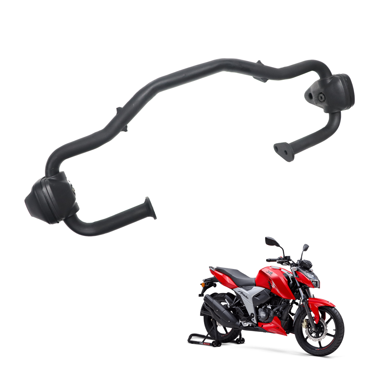 TVS Crash Guard Assy 180 - Heavy-Duty Bike Protection | Durable and Stylish