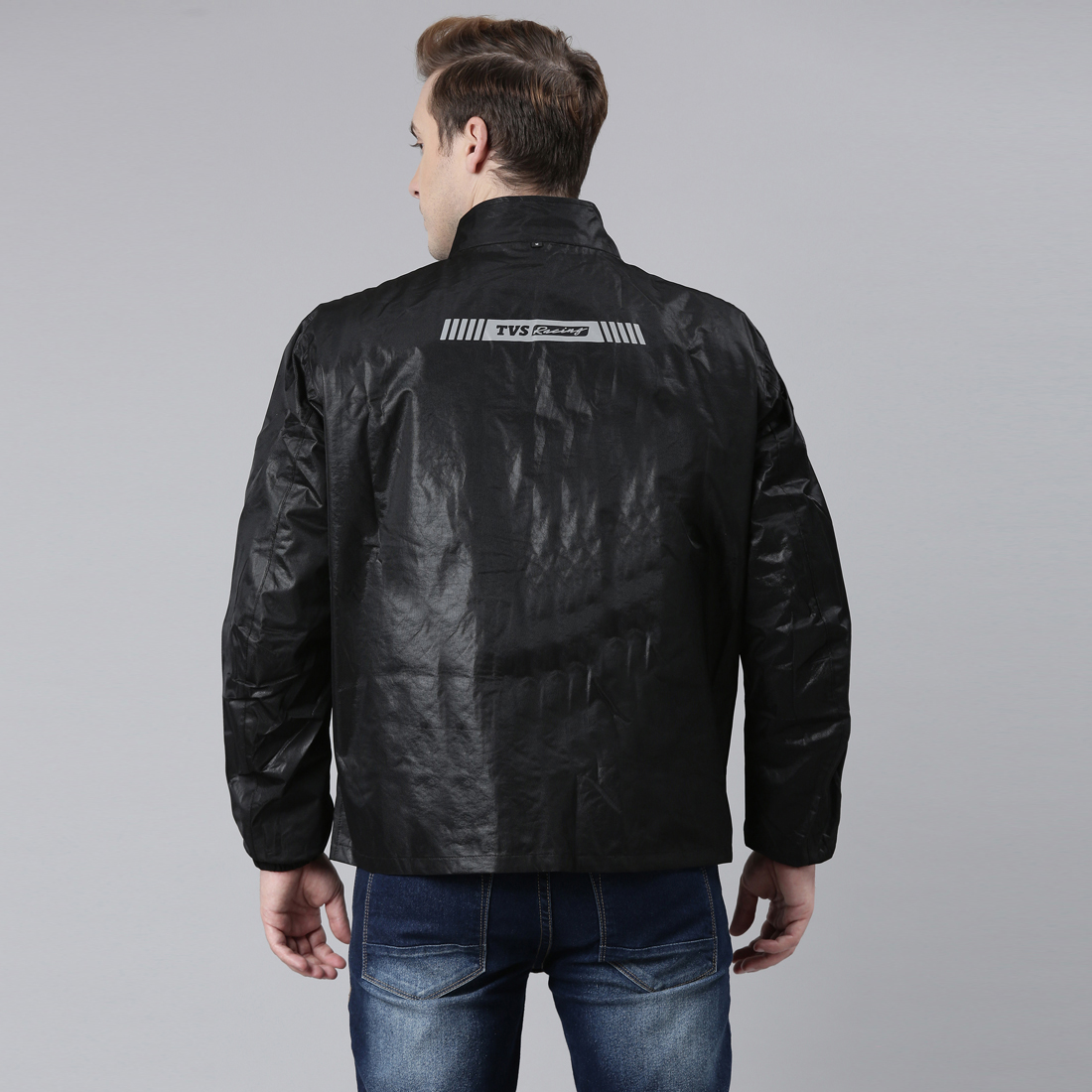 TVS Racing Aegis 3-Layer Riding Jacket for Men | All-Weather, CE Level 2 Armor Protection (Red)