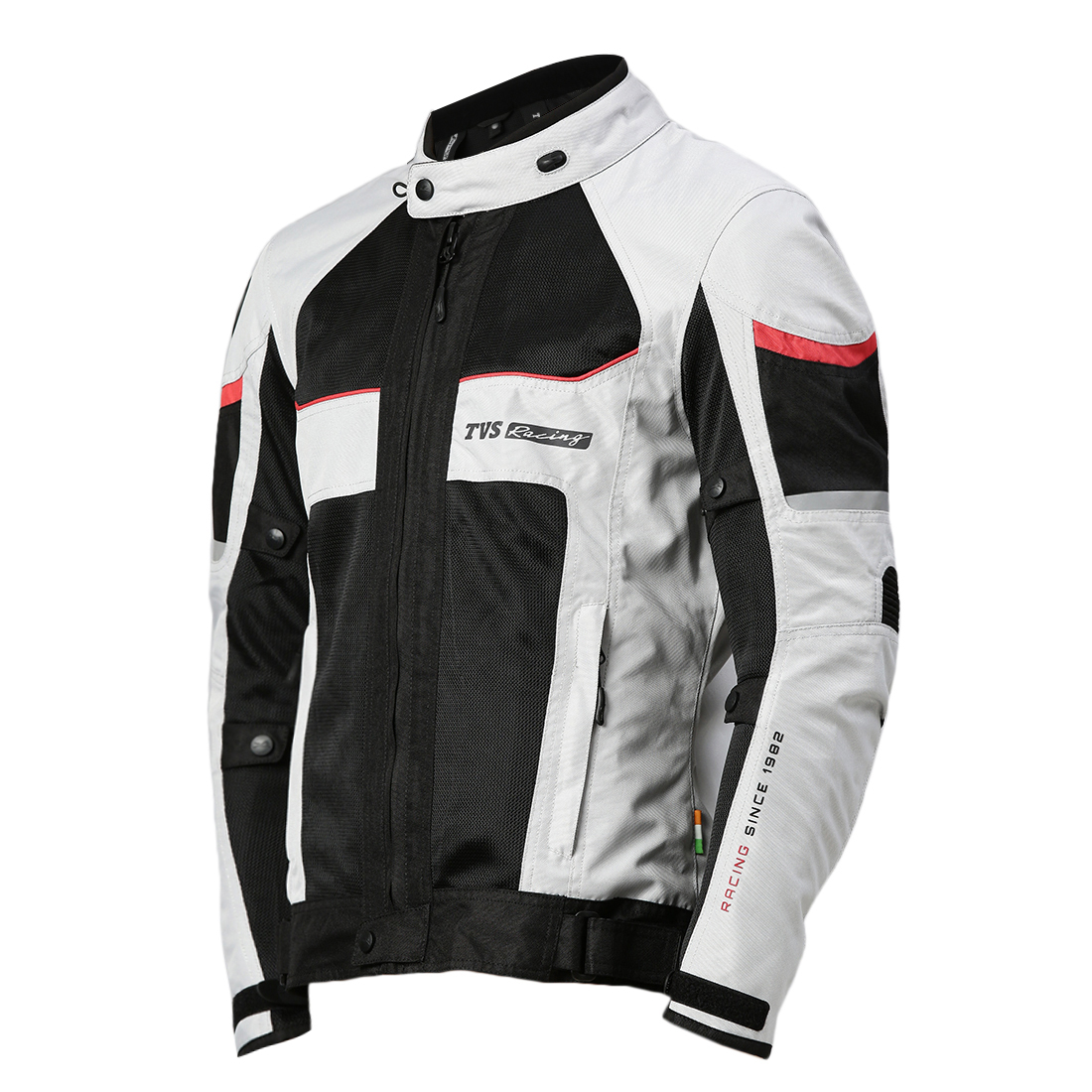 TVS Racing Challenger 3-Layer Riding Jacket for Men | All-Weather, CE Level 2 Armor Protection