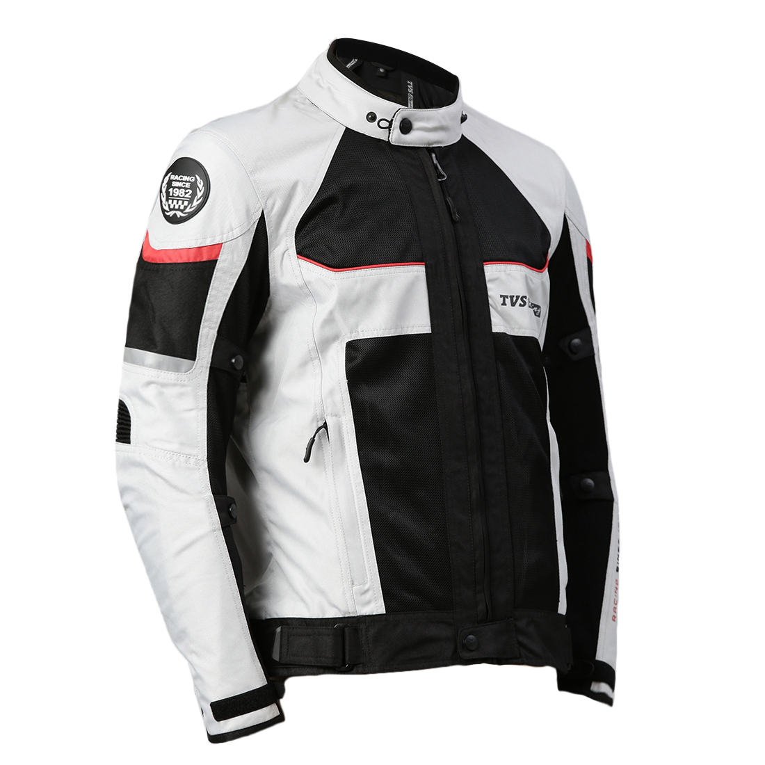 TVS Racing Challenger 3-Layer Riding Jacket for Men | All-Weather, CE Level 2 Armor Protection